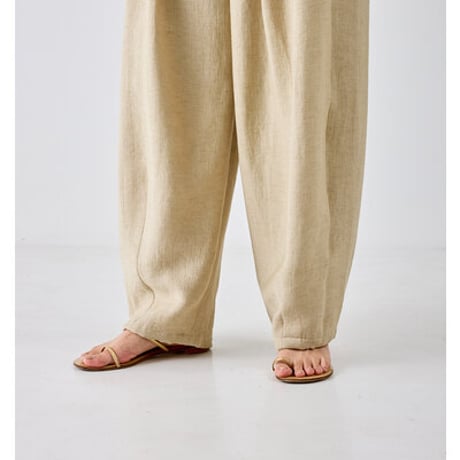 【YENN】[Y262-32051] VOLUME CURVE PANTS
