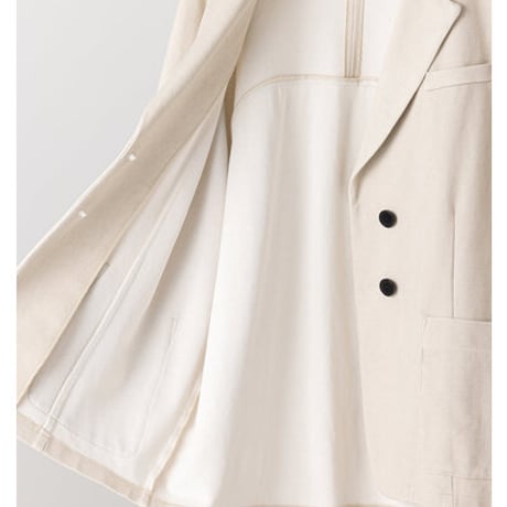 【YENN】[Y263-41091] FADED JERSEY JACKET