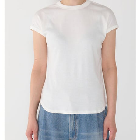 ★追加生産決定商品★【YENN】SHORT SLEEVE RIB TEE[Y261-81025-3] （納期：8月中旬～8月下旬）