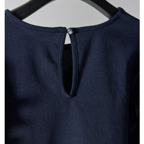 【Mewl】[M262-88090] 袖ｺﾝｼｬｽTOPS