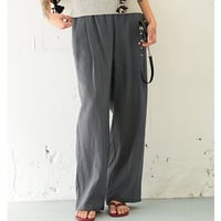 【YENN】[Y262-31042] SHEER STRIPE EASY PT