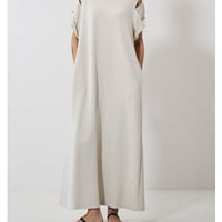 【YENN】[Y261-52021] EYELETS TEE DRESS