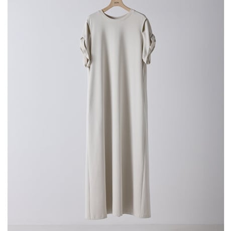 【YENN】[Y261-52021] EYELETS TEE DRESS