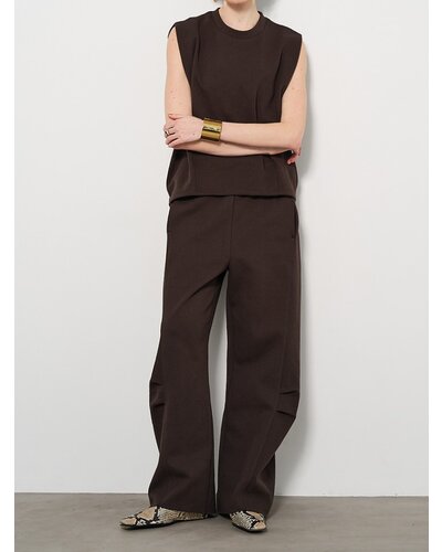 YENN】[Y253-81077] SLEEVELESS SWEAT PO | CUTE D