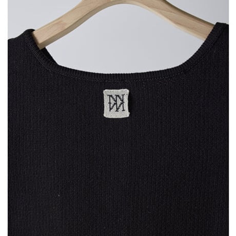 【YENN】[Y261-91017] BOAT NECK KNIT VEST