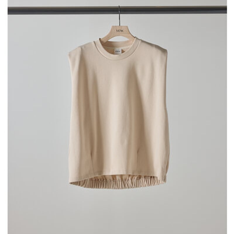 YENN】[Y253-81077] SLEEVELESS SWEAT PO | CUTE D