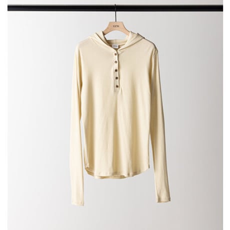 【YENN】[Y263-82085] HENRY HOODIE LONGTEE