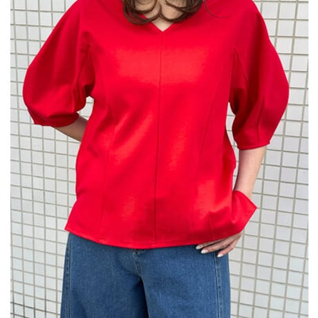 【Mewl】[M261-83009] ﾊｰﾄｶｯﾄﾎﾟﾝﾁTOPS