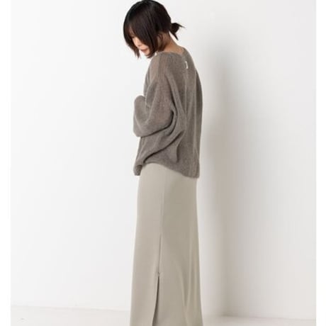 【YENN】[Y263-21082] W JERSEY MAXI SK