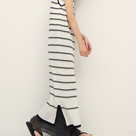 【CHIGNON】[9862-400GS] ｼｱｰﾎﾞｰﾀﾞｰﾆｯﾄOP
