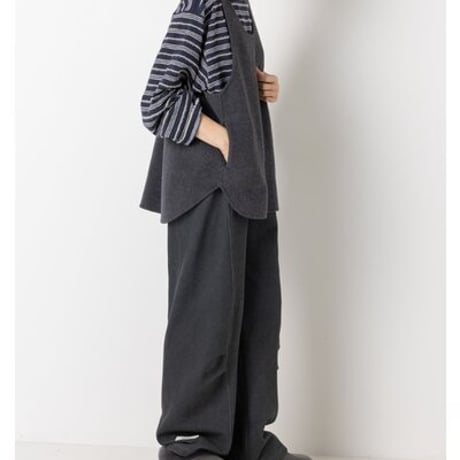 【YENN】[Y263-41104] W FACE OVER VEST