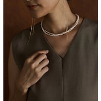 【CHIGNON】[0056-521SH] 淡水ﾊﾟｰﾙﾏﾝﾃﾙﾈｯｸﾚｽ
