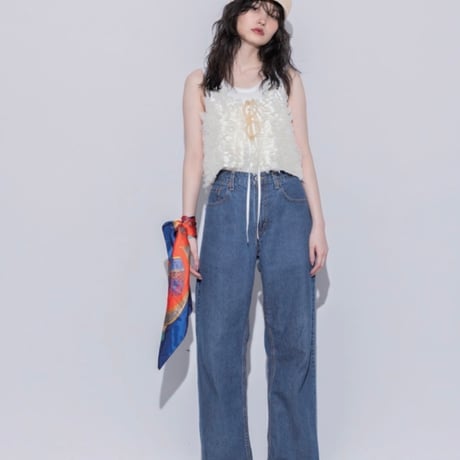 【MARGAUX VINTAG】フリルショートビスチェ