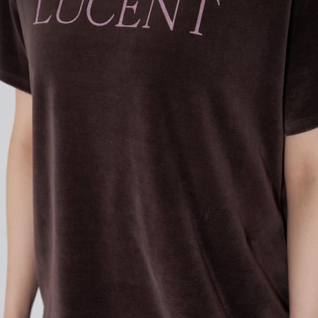【CHIGNON】[8464-155KK] "LUCENT"ﾌﾟﾘﾝﾄﾍﾞﾛｱTEE