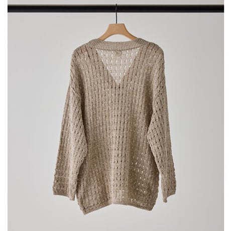 【YENN】[Y262-92062] OPENWORK KNIT CD