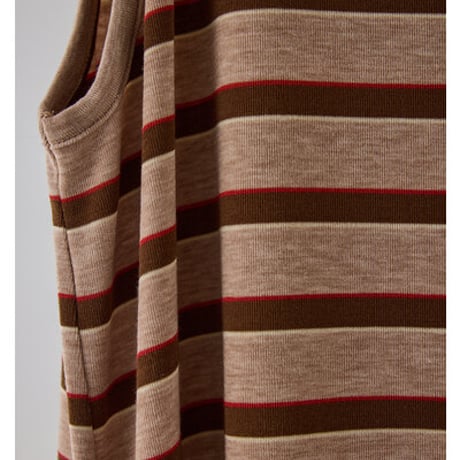 【YENN】[Y262-51049] STRIPE JERSEY DRESS