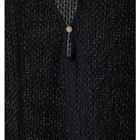 【YENN】[Y262-12055] KEY NECK BLOUSE