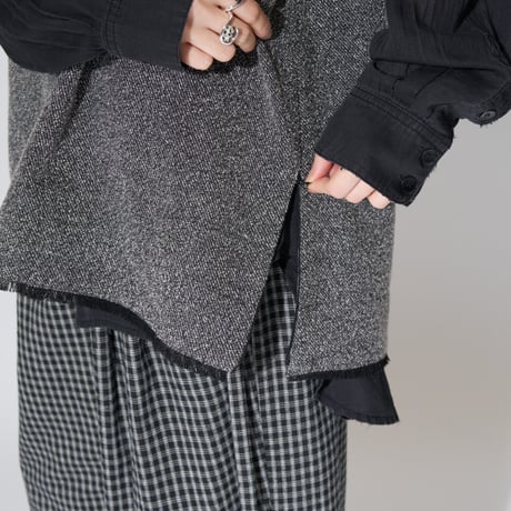 【CHIGNON】[1864-064YM] ﾊﾞｯｸﾀｯｸﾂｨｰﾄﾞﾍﾞｽﾄ