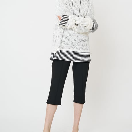 【CHIGNON】[3261-012KK] ｽﾄﾚｯﾁｶﾌﾟﾘｽﾘｯﾄPT（ﾌﾞﾗｯｸﾜﾝｶﾗｰ）