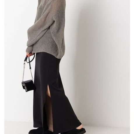 [Y263-91101] SHEER MOHAIR KNIT PO