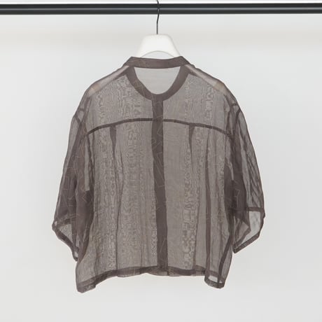 【CHIGNON】[1262-308KK] ｼｱｰﾌﾟﾘﾝﾄﾊｰﾌｽﾘｰﾌﾞSH
