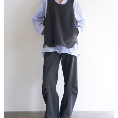 【YENN】[Y263-41104] W FACE OVER VEST