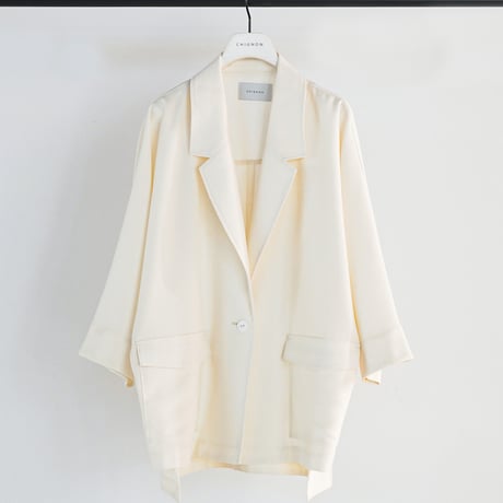 【CHIGNON】[4561-027BZ] ｻﾏｰﾒｯｼｭ麻混ﾄﾞﾙﾏﾝJK