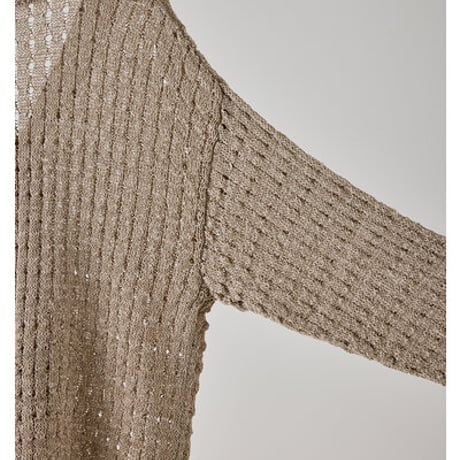 【YENN】[Y262-92062] OPENWORK KNIT CD