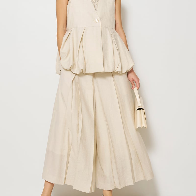Mewl】[M251-33119] ﾘﾈﾝ混ｽｶｰﾄPT | CUTE DEUX ONLIN
