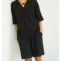 【YENN】[Y262-32046] LACE BERMUDA PT
