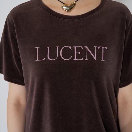 【CHIGNON】[8464-155KK] "LUCENT"ﾌﾟﾘﾝﾄﾍﾞﾛｱTEE