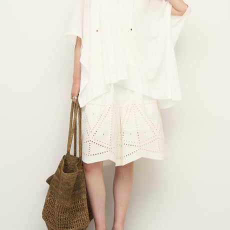 【CHIGNON】[1262-305KK] ｼｱｰﾒｯｼｭﾎﾟﾝﾁｮTOPS