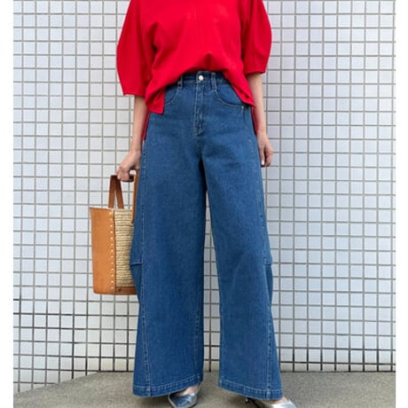 【Mewl】[M261-83009] ﾊｰﾄｶｯﾄﾎﾟﾝﾁTOPS