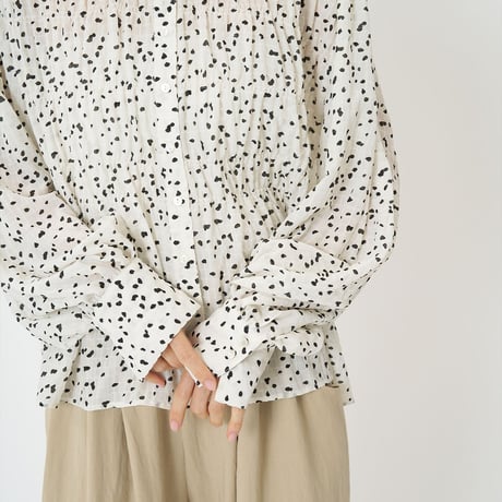 【CHIGNON】[1961-014KK] ﾄﾞｯﾄｼｬｰﾘﾝｸﾞBL