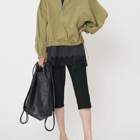 【CHIGNON】[3261-012KK] ｽﾄﾚｯﾁｶﾌﾟﾘｽﾘｯﾄPT（ﾌﾞﾗｯｸﾜﾝｶﾗｰ）