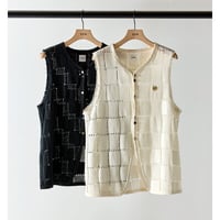 【YENN】[Y262-12045] SLEEVELESS LACE TOP