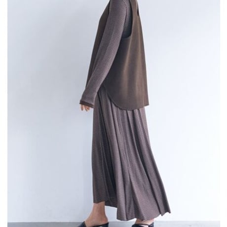 【YENN】[Y263-41104] W FACE OVER VEST