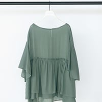 【CHIGNON】[1262-317KK] ﾀﾞﾌﾞﾙｷﾞｬｻﾞｵｰﾊﾞｰBL