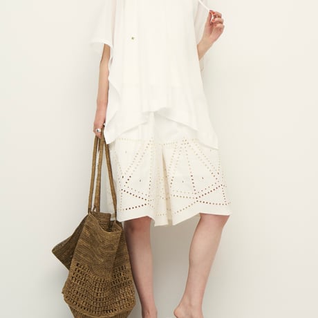 【CHIGNON】[1262-305KK] ｼｱｰﾒｯｼｭﾎﾟﾝﾁｮTOPS