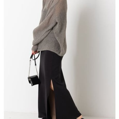【YENN】[Y263-21082] W JERSEY MAXI SK