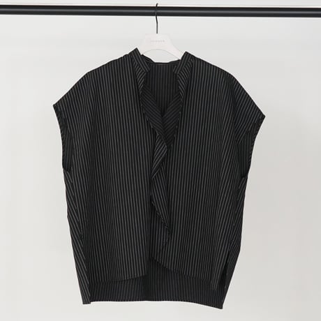 【CHIGNON】[1263-632MK] ﾗｲﾝﾌﾛﾝﾄｶｰﾌﾞﾍﾑｼｬﾂPO