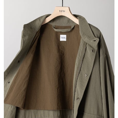 【YENN】[Y263-42090] WASHED LONG COAT