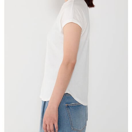 ★追加生産決定商品★【YENN】SHORT SLEEVE RIB TEE[Y261-81025-3] （納期：8月中旬～8月下旬）