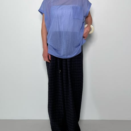 【CHIGNON】[8552-178KK] ｼｱｰﾌﾚﾝﾁTｼｬﾂ