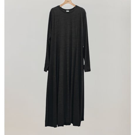 【YENN】[Y254-51135] SLUB FLARE DRESS