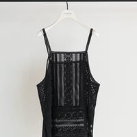 【CHIGNON】[1861-050BZ] ﾊﾟｯﾁﾜｰｸﾚｰｽｷｬﾐｿｰﾙ