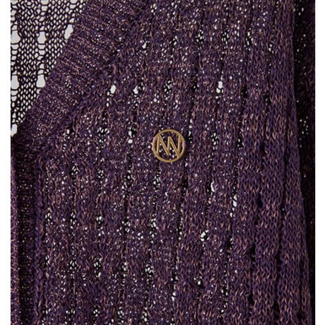 【YENN】[Y262-92062] OPENWORK KNIT CD