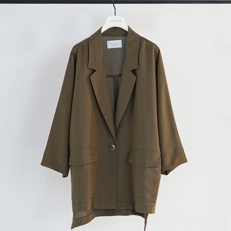 【CHIGNON】[4561-027BZ] ｻﾏｰﾒｯｼｭ麻混ﾄﾞﾙﾏﾝJK