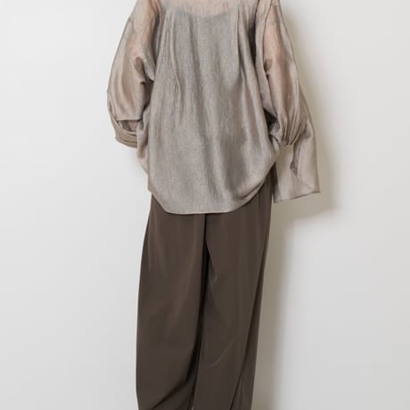 【CHIGNON】[1563-637YM] ｼｱｰﾙﾐｵｰﾊﾞｰBL