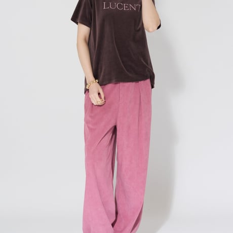 【CHIGNON】[8464-155KK] "LUCENT"ﾌﾟﾘﾝﾄﾍﾞﾛｱTEE